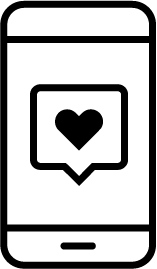 Icon Social Media Werbung